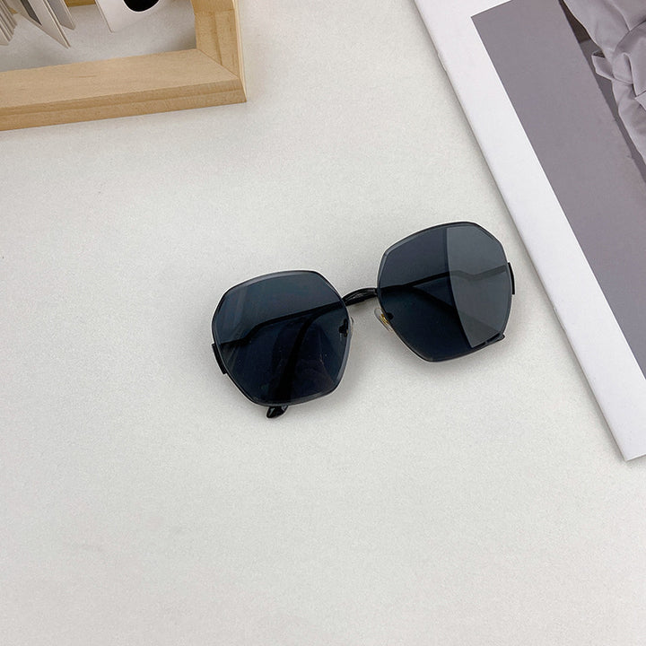 Modische Geometrische Sonnenbrille Karnz
