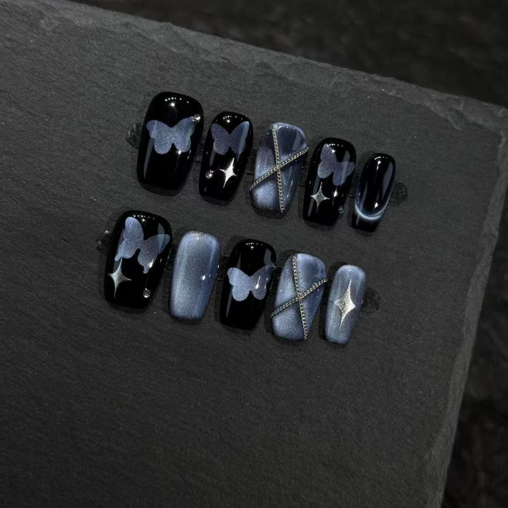 Künstlerisches Schmetterling Nagelkunst Set