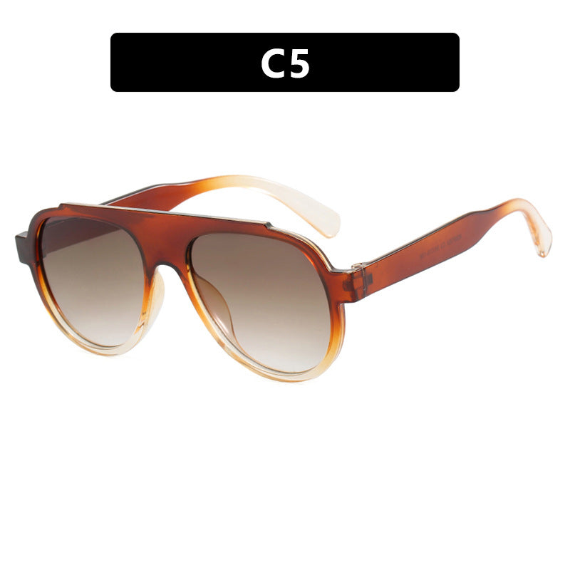 Damen Vintage-Style Sonnenbrille mit elegantem Kunststoffrahmen im Leopardenmuster Karnz