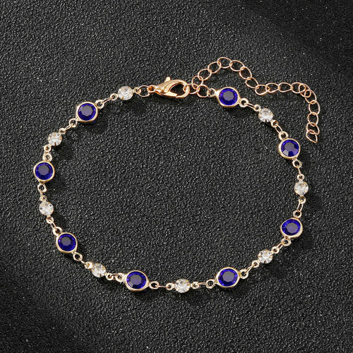 Elegante Strass-Ketten-Armspirale Karnz