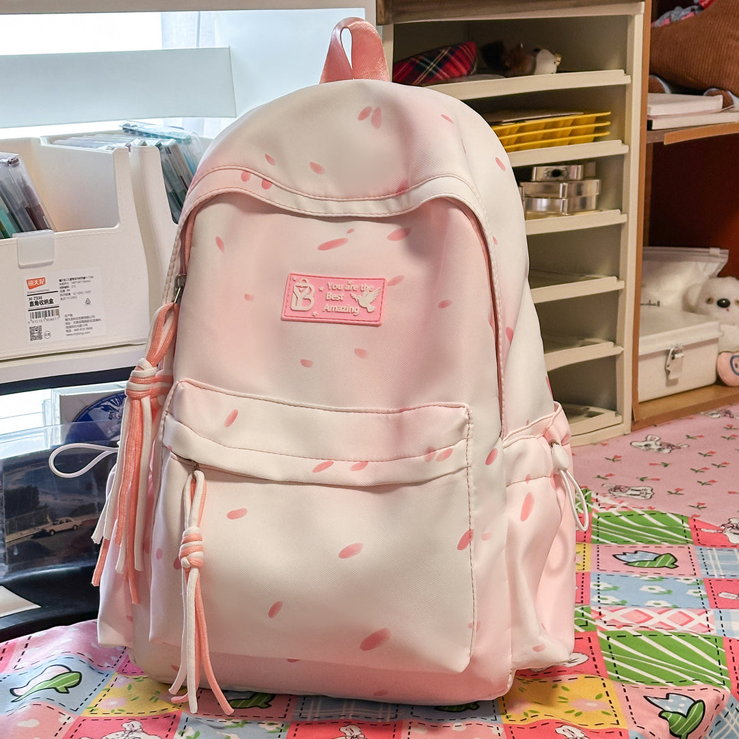 Stilvolle gepunktete Rucksack Karnz