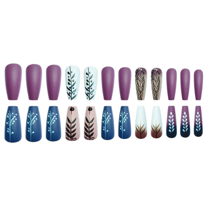 Botanisches Nagelkunstdesign Karnz