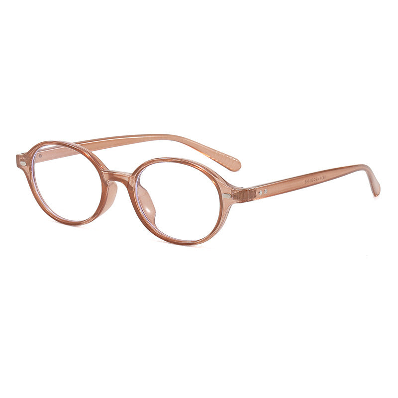 Damen modische runde Lesebrille mit flexiblem Kunststoffrahmen Karnz