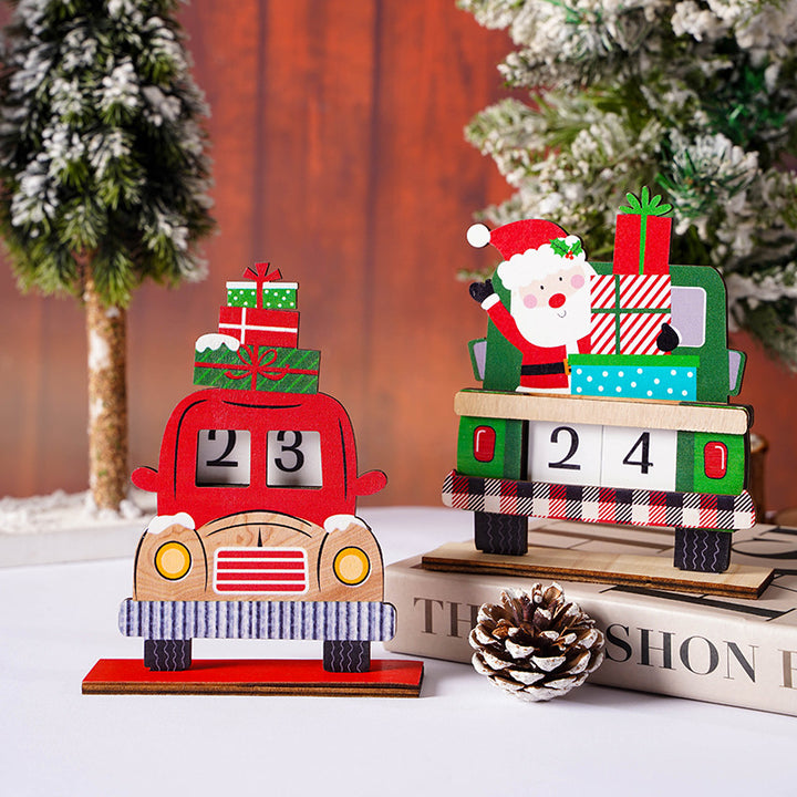 Adventskalender mit Weihnachtsmann-Motiv Karnz