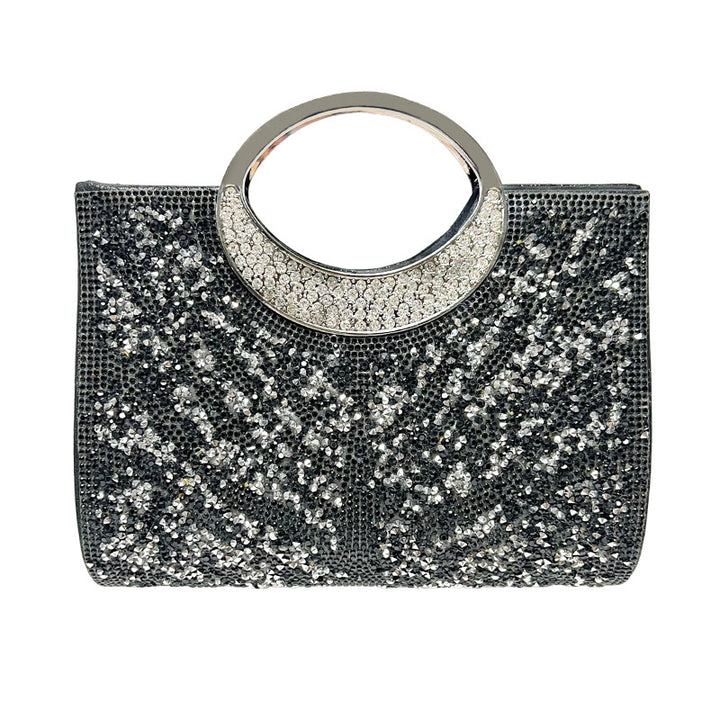 Statement Strass-Besetzte Abendhandtasche