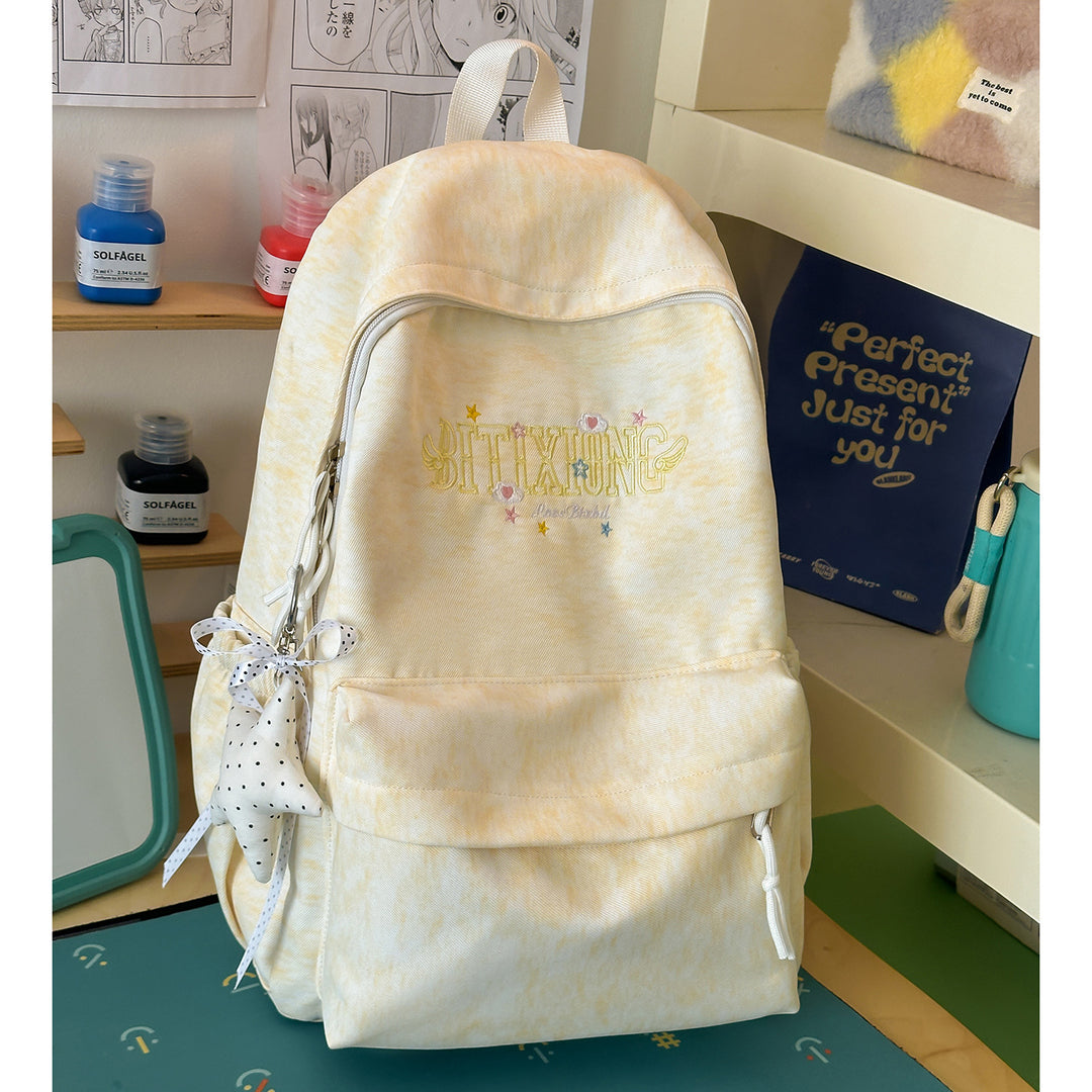 Lässiger Canvas-Rucksack mit Schlüsselanhänger Karnz