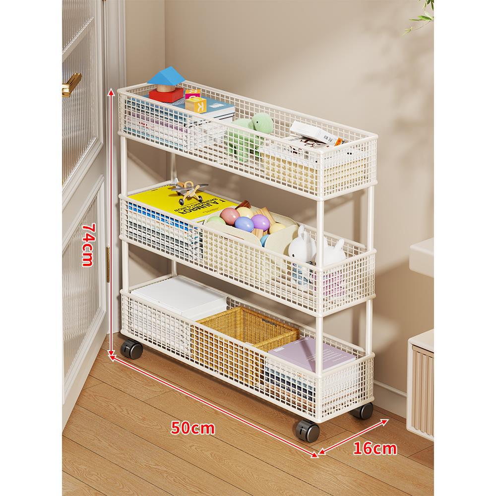 Slim Vertikaler Netzkorb Organizer Regalsystem für enge Räume