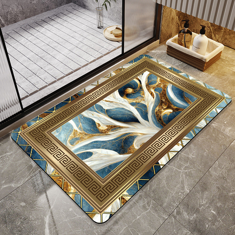 Stylische dekorative Badematte Karnz