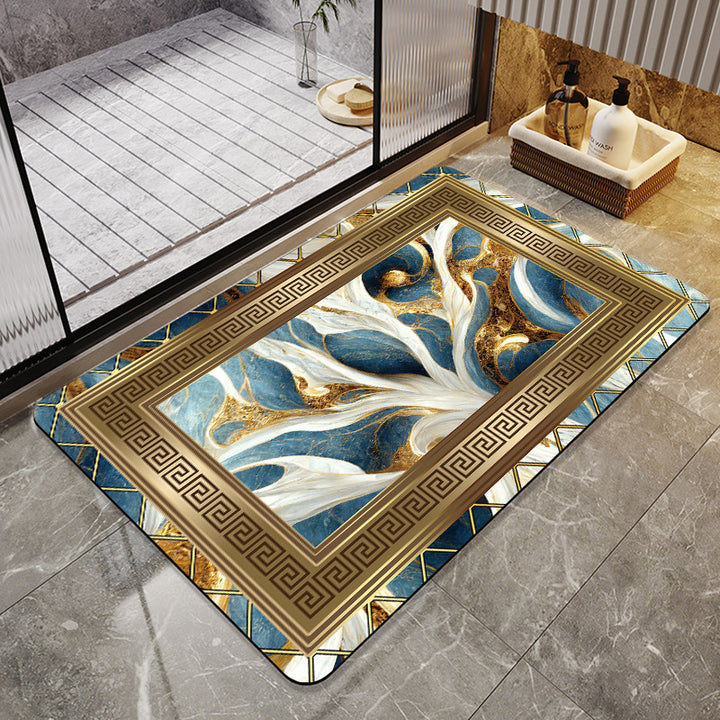 Stylische dekorative Badematte Karnz
