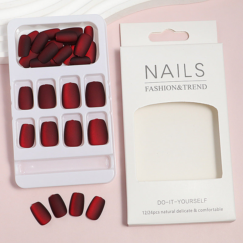 DIY natürliche Finish Press-On Nagelspitzen Karnz