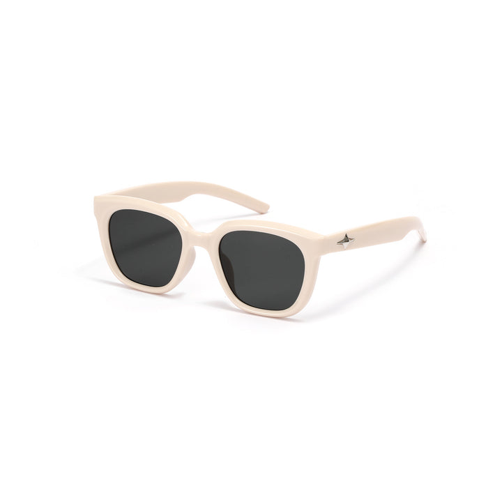 Damen modische transparente Sonnenbrille mit schmalem Rahmen und UV-Schutz Karnz