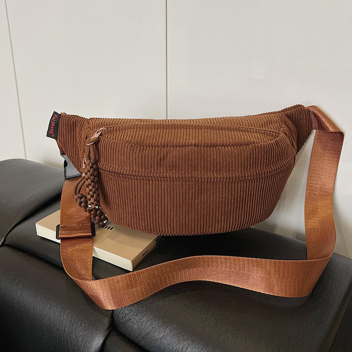 WoTrendy Corduroy Umhängetasche Karnz