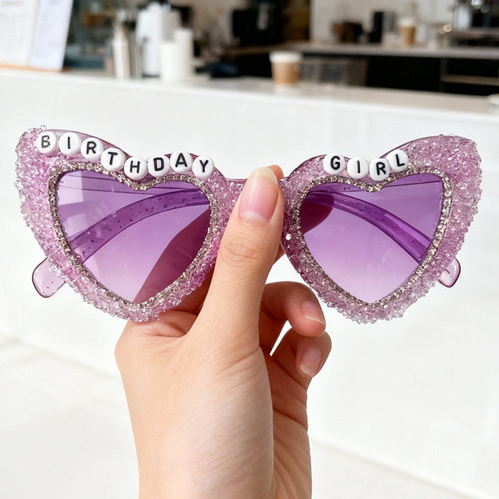 Herzförmige Feier-Sonnenbrille Karnz