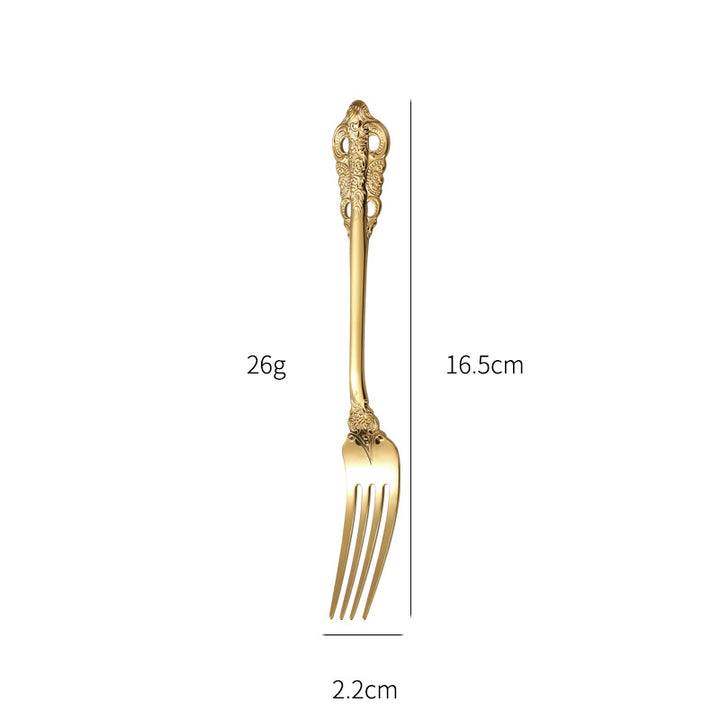 Elegante Fischgabel mit Kunstvollem Griffdesign Karnz