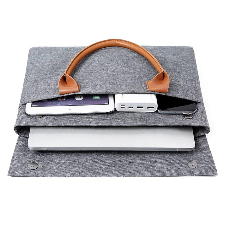 Moderne strukturierte Laptop-Tote-Bag Karnz