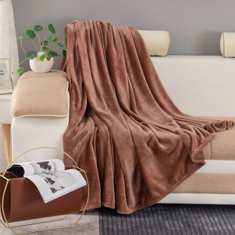 Ultra-weiches Plüsch-Fleece-Wurfdecke
