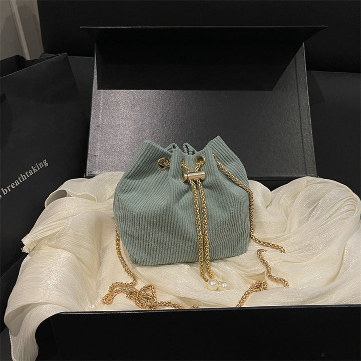 Stylische Leopardenmuster-Bucket-Handtasche