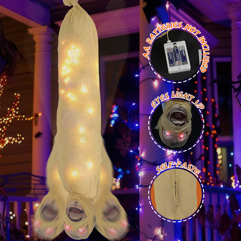 Creepy Illuminierte hängende Mumien Deko Karnz