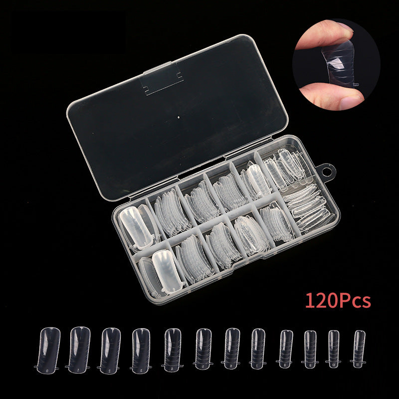 Klare Press-On Nagelspitzen Karnz