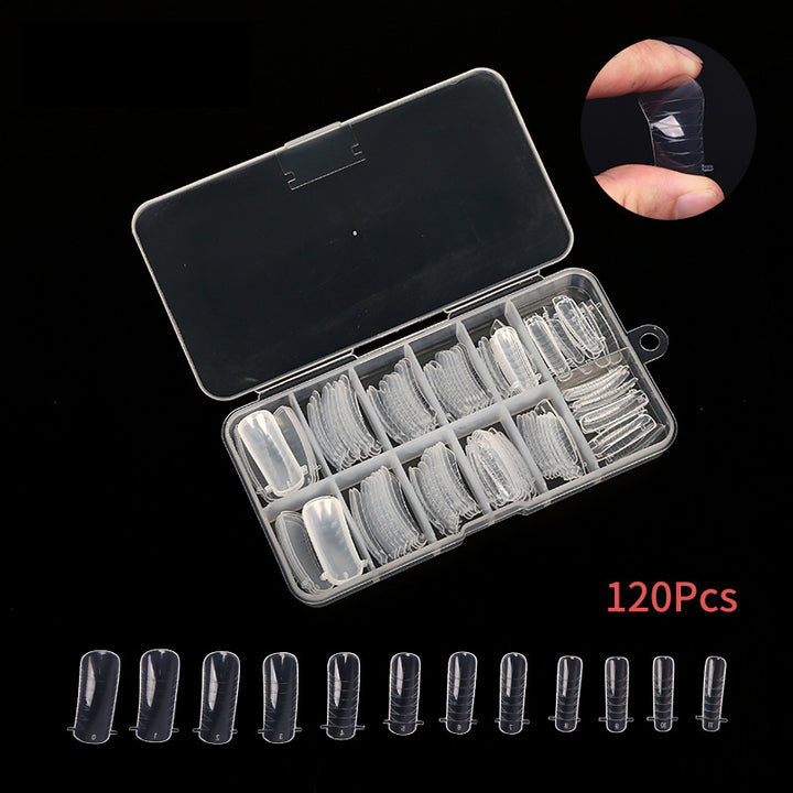 Klare Press-On Nagelspitzen Karnz