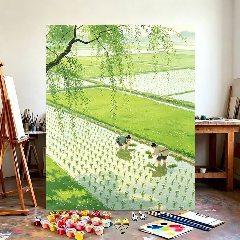 Reisefeld Landschaft Leinwandkunst Karnz