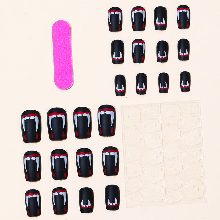 Vampir-Themen Acryl Nagelkunst Set Karnz