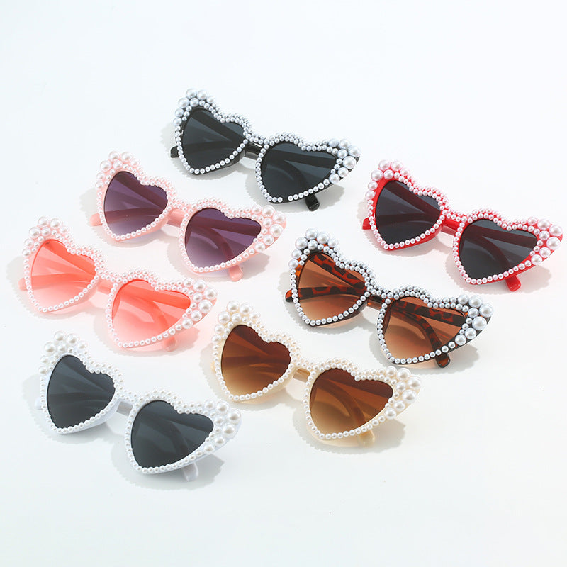 Cat-Eye Perlen-verzierte Sonnenbrille Karnz