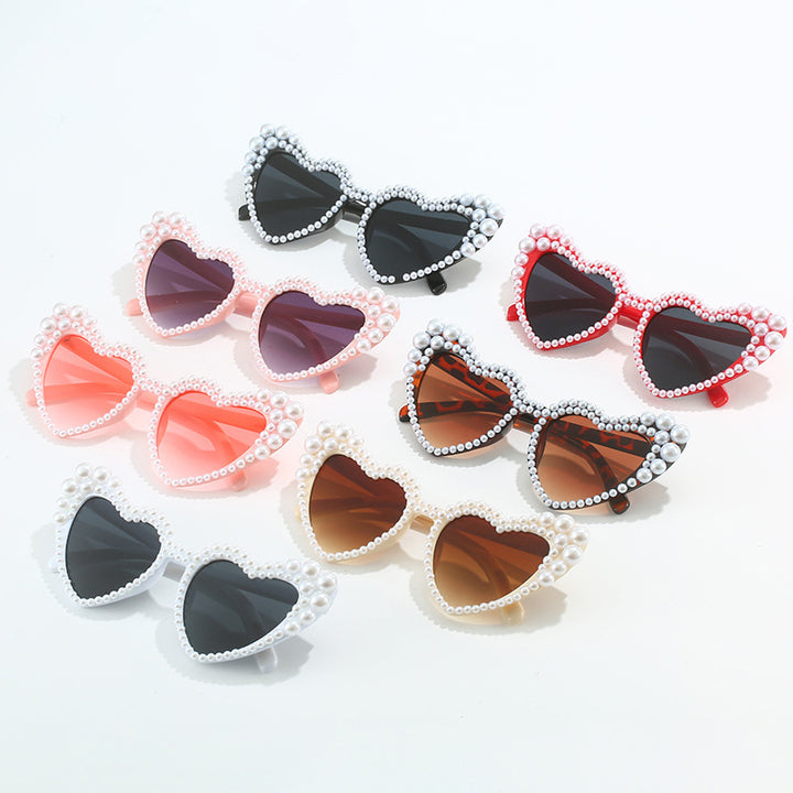 Cat-Eye Perlen-verzierte Sonnenbrille Karnz