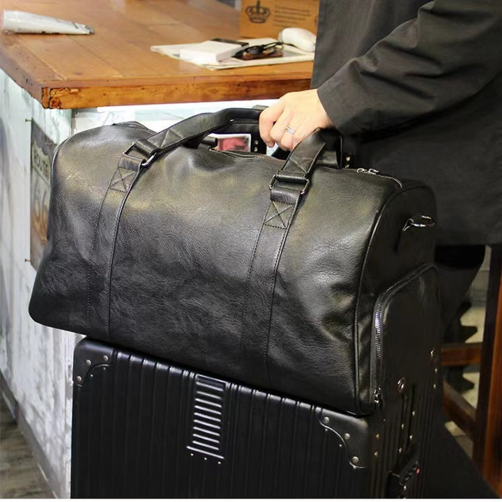 Premium Leder Reise Duffle Bag