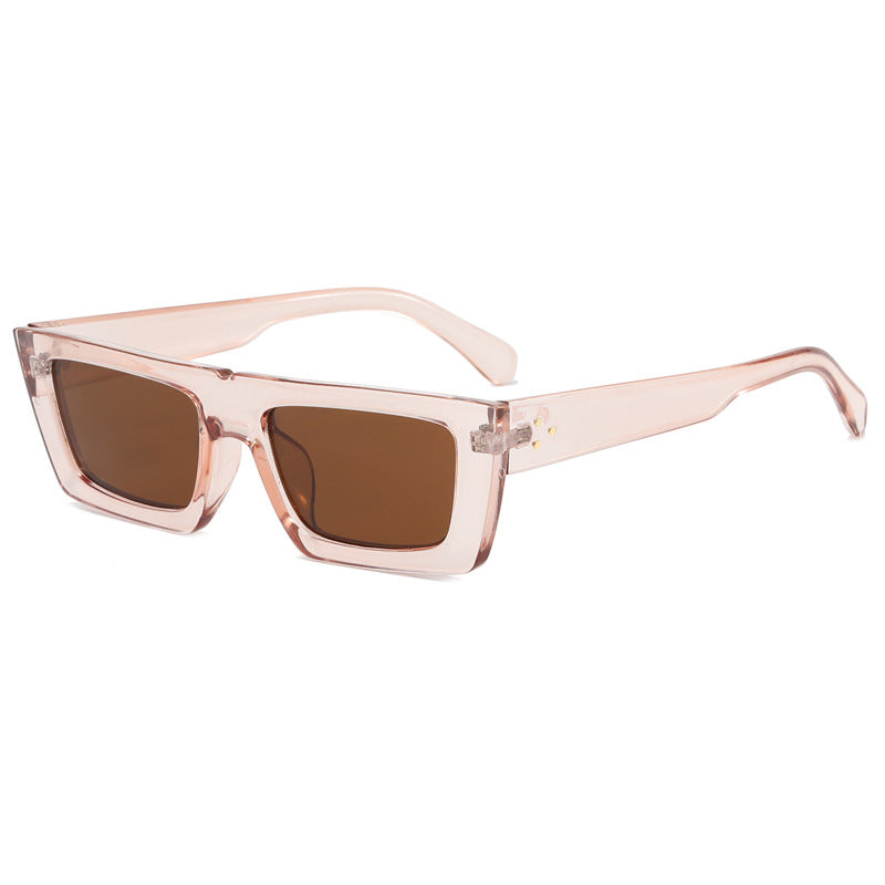 Damen modische quadratische Designer-Sonnenbrille mit polarisierten Gläsern Karnz