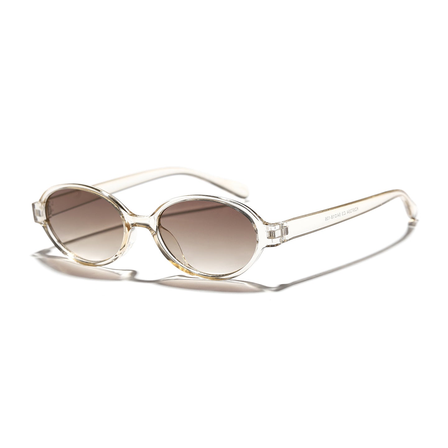 Damen modische ovalen Sonnenbrille mit tierischem Muster Karnz