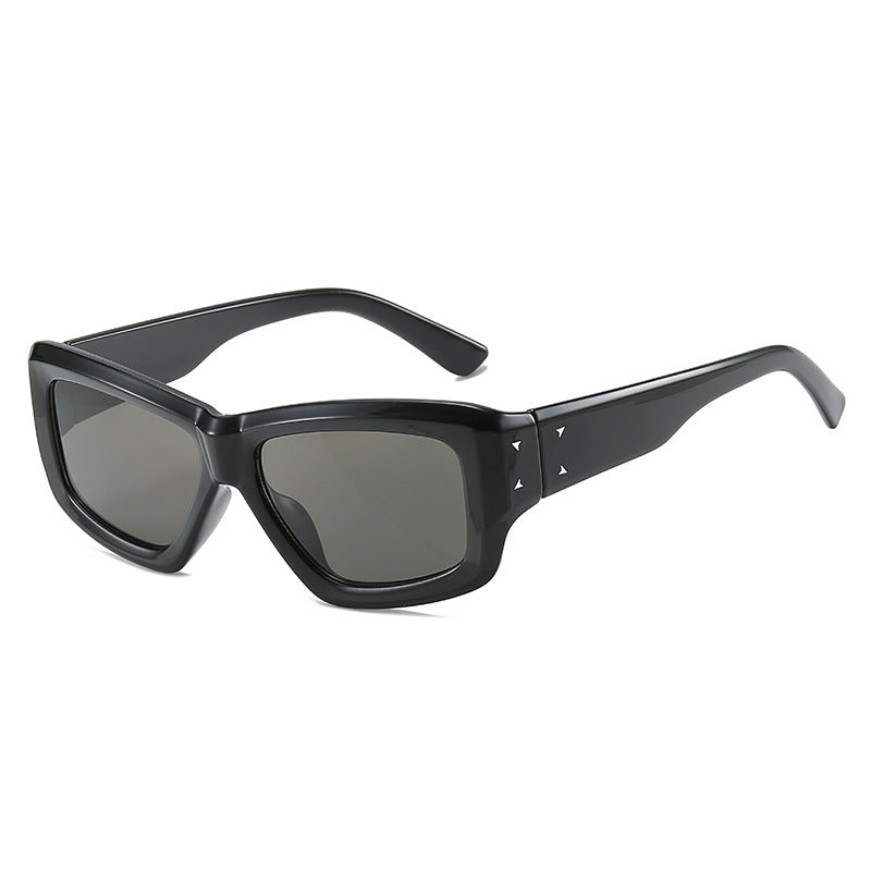 Modische Übergroße Winkelform Sonnenbrille Karnz