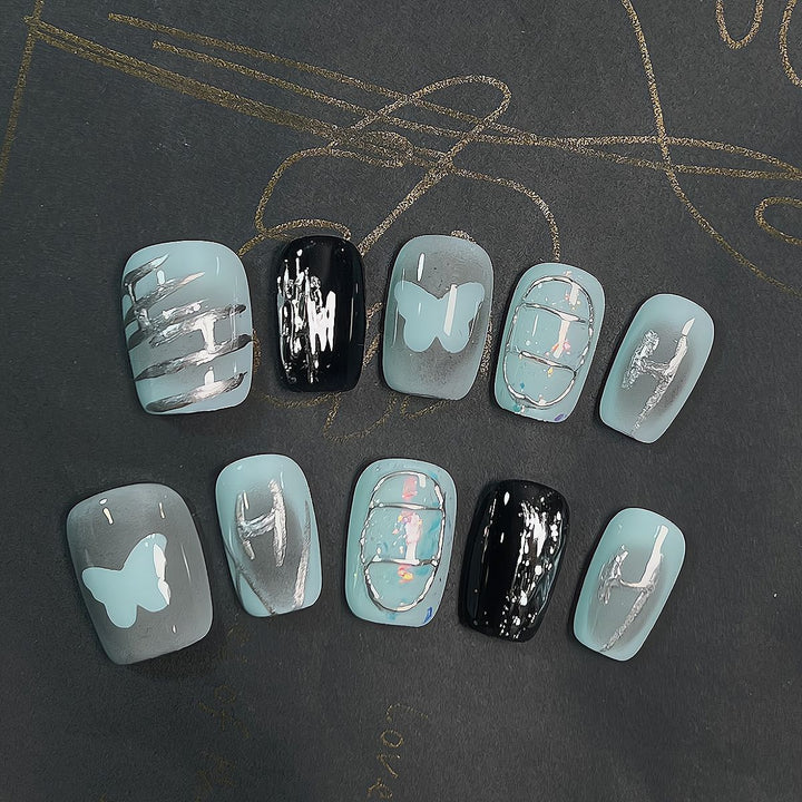 Künstlerische anpassbare Press-On-Nagelkollektion