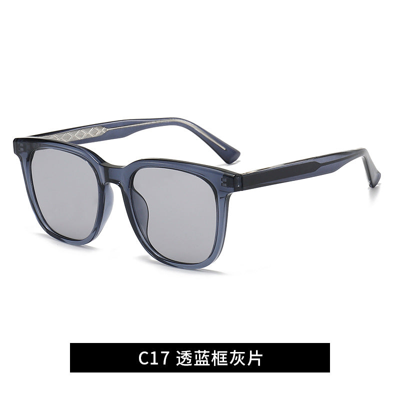 Damen modische Sonnenbrille im modernen rechteckigen Stil Karnz