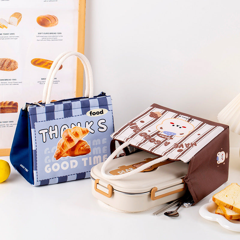 Isolierte Lunch-Tasche mit süßem Bären-Design