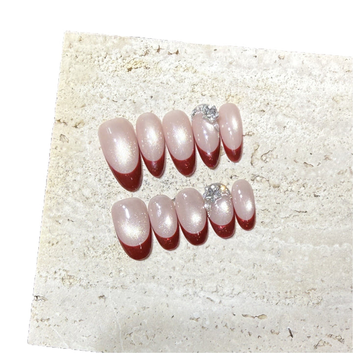 Premium Glitter Ombre Press-On Nägel