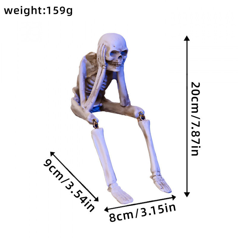 Dekorativer Skelettfigur Karnz