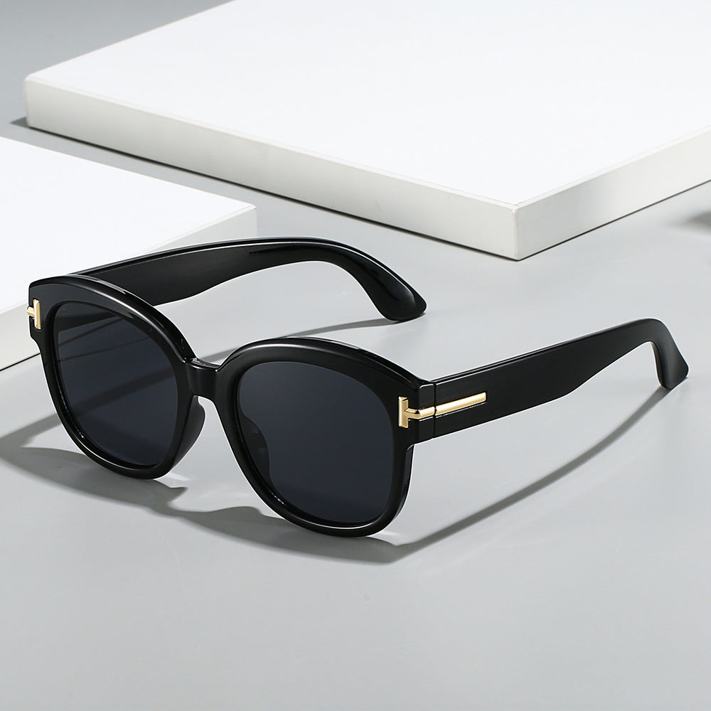 Chic Übergroße Rahmen Sonnenbrille Karnz