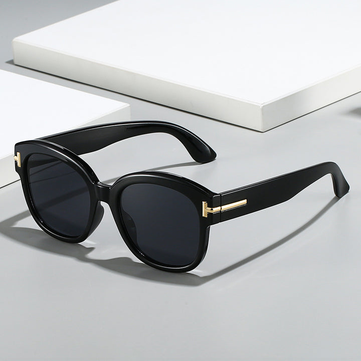 Chic Übergroße Rahmen Sonnenbrille Karnz