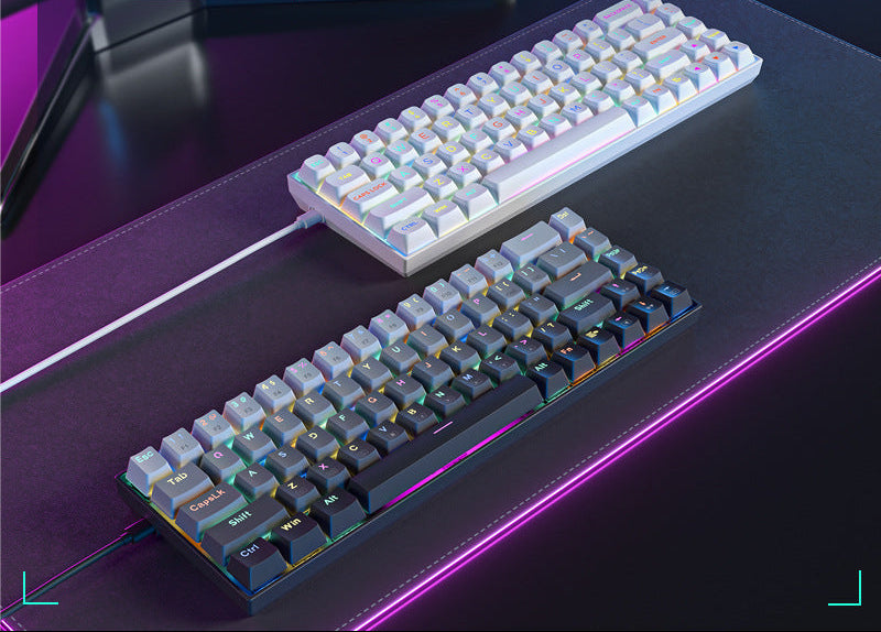 Kompakte mechanische Tastatur mit anpassbaren Funktionen Karnz