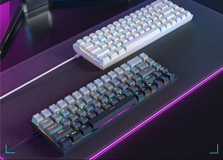 Kompakte mechanische Tastatur mit anpassbaren Funktionen Karnz