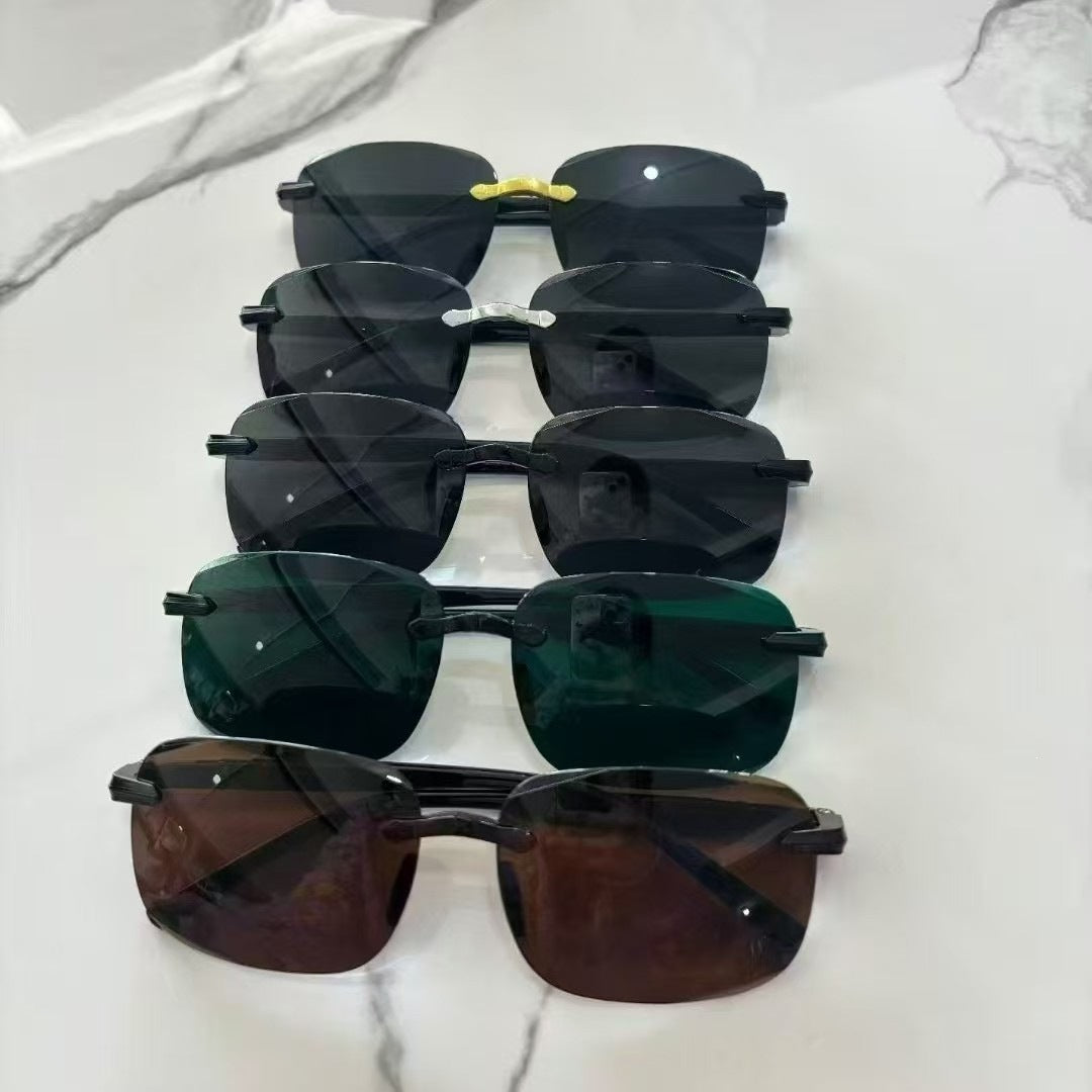 Stylische Übergroße Schild Sonnenbrille Karnz