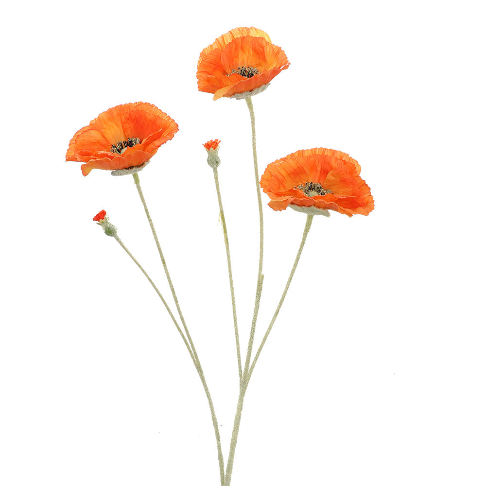 Künstlicher Romantischer Mohnblumenstrauß Karnz