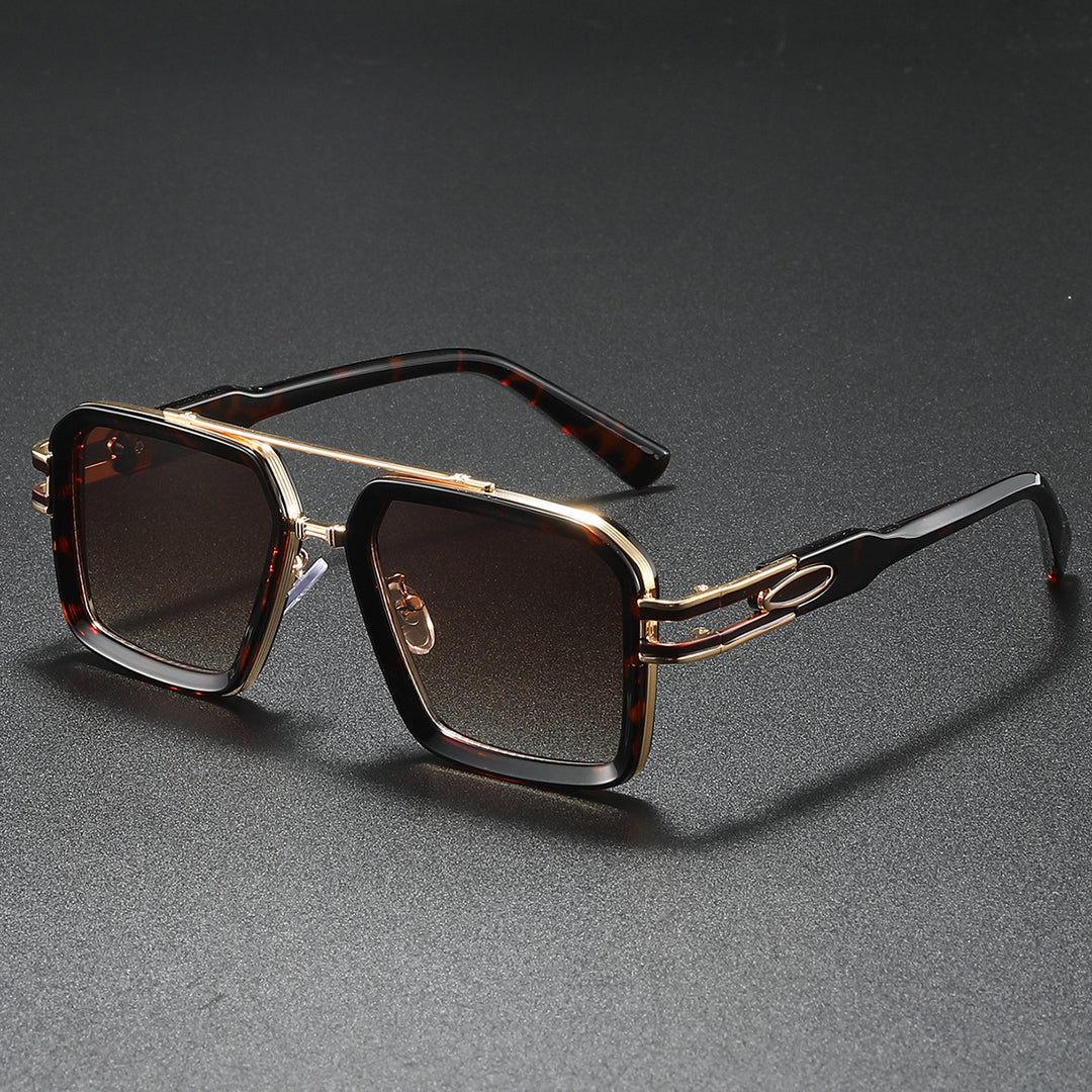 Damen modische Sonnenbrille im modernen kantigen Design Karnz