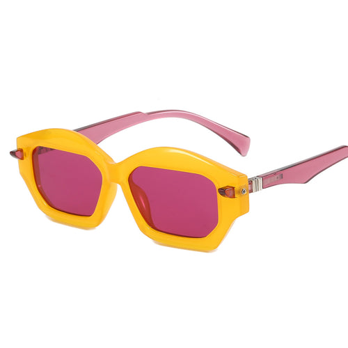 Damen Modernistische Sonnenbrille mit auffälligem Rahmen Karnz