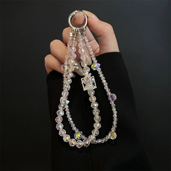 Eleganter Perlen Charm Schlüsselhalter Karnz