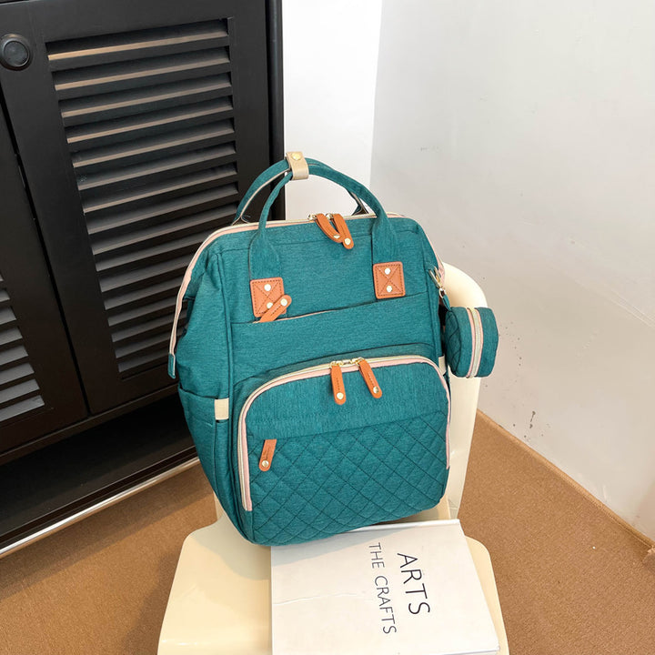 Multi-Taschen Stepp Rucksack Karnz