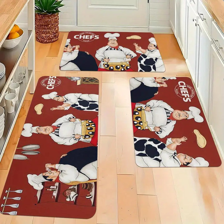 Stylische Küchenkomfortmatten-Set