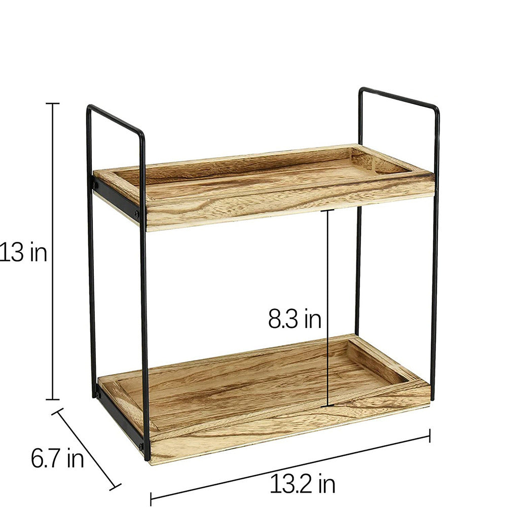 Regal Aus Holz und Metall Karnz