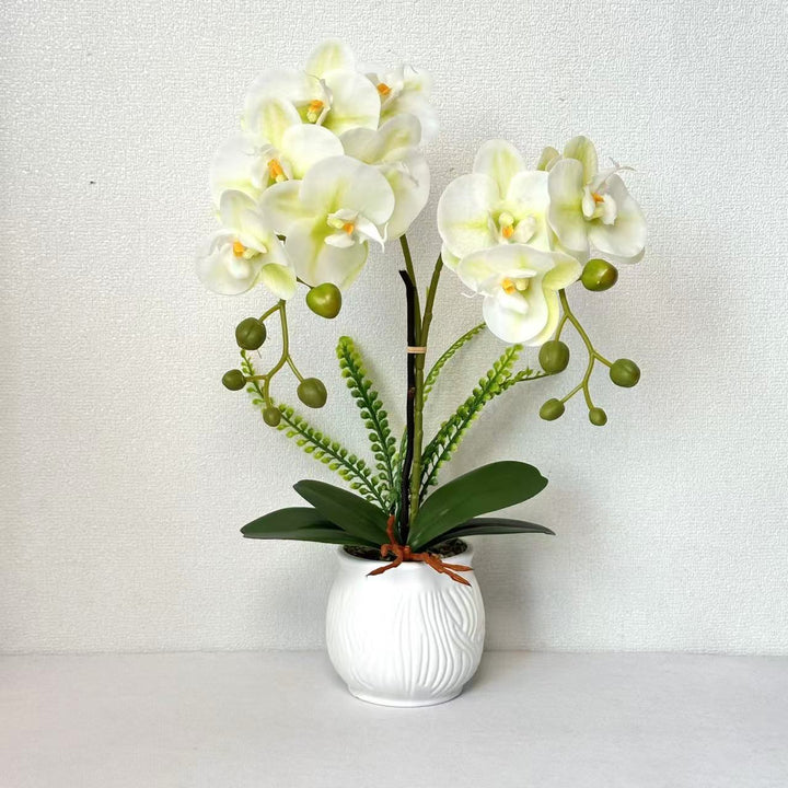 Elegante Künstliche Orchideenpflanzenanordnung für die Wohnraumdekoration